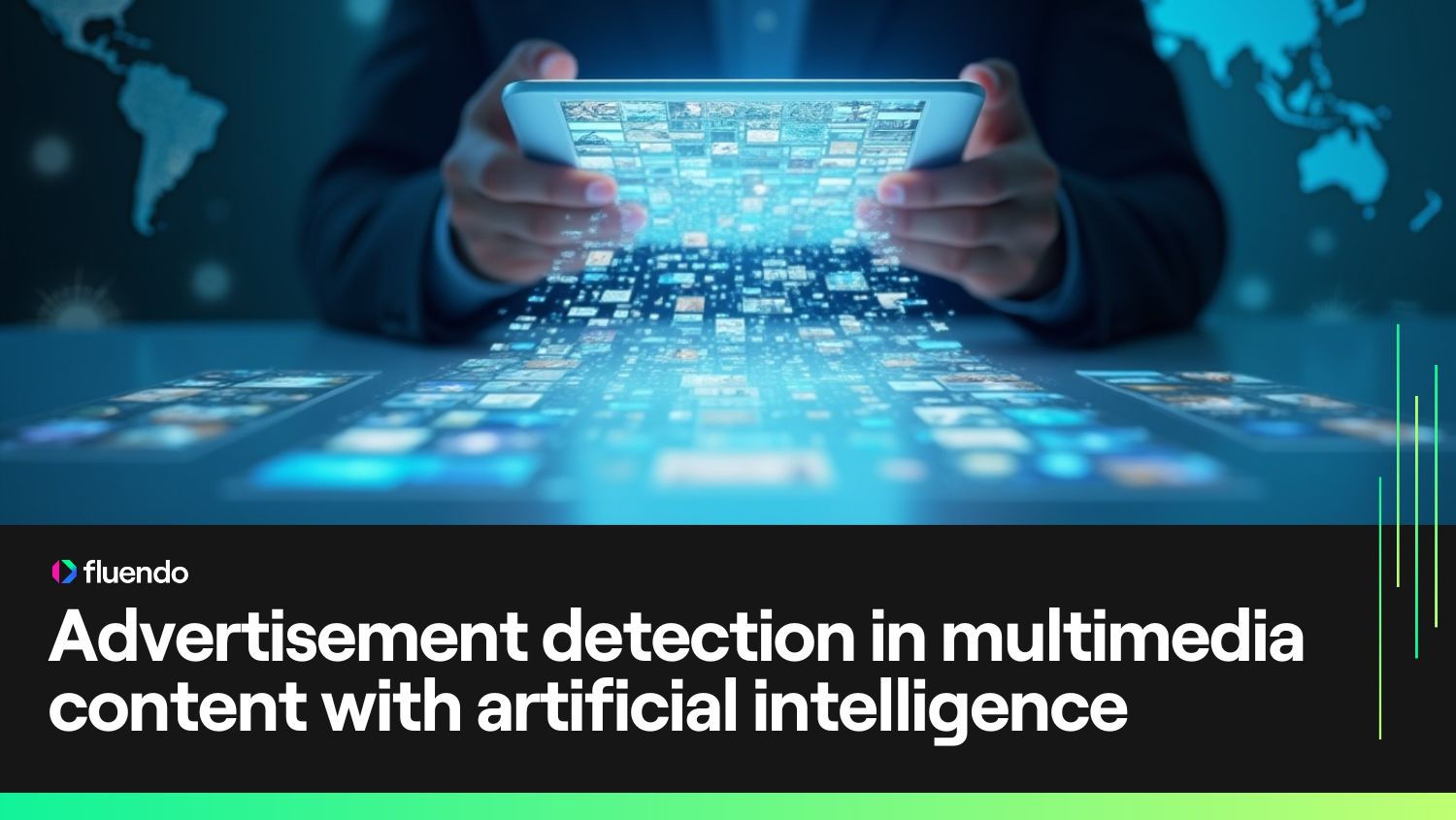 Advertisement detection in multimedia content with artificial intelligence