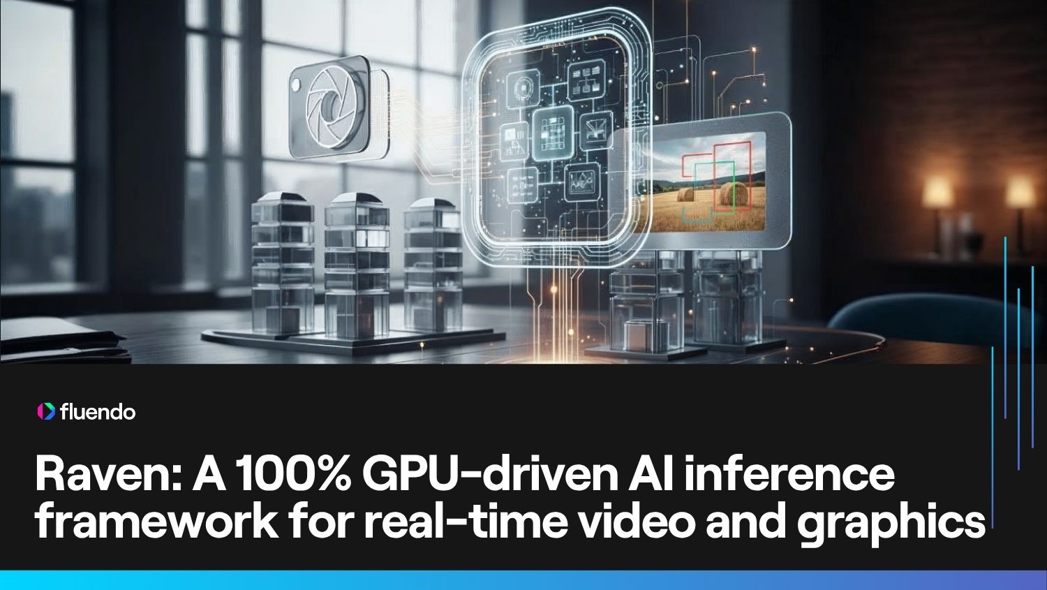 Raven: A 100% GPU-driven AI inference framework for real-time video and graphics