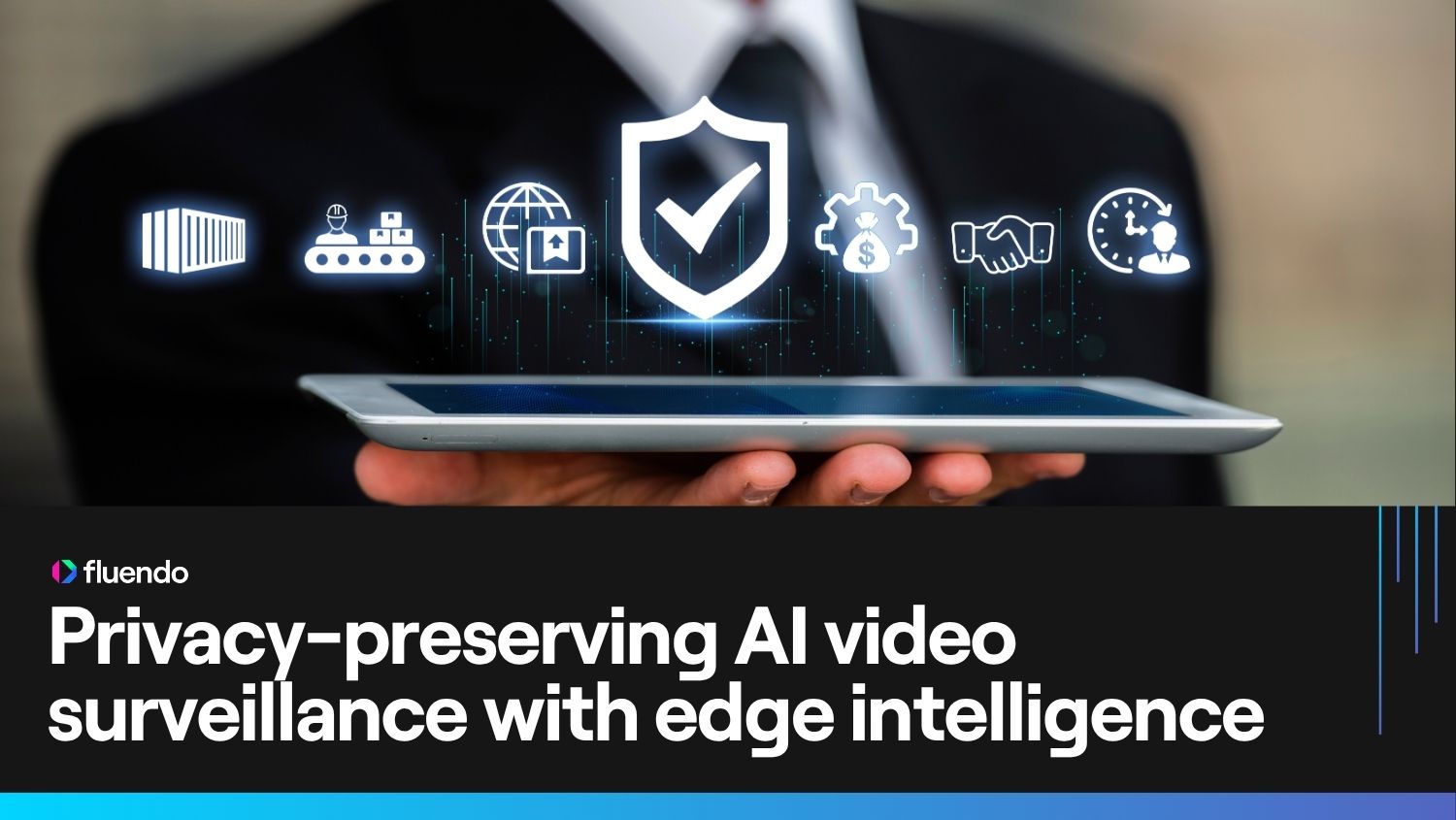 Privacy-preserving AI video surveillance with edge intelligence