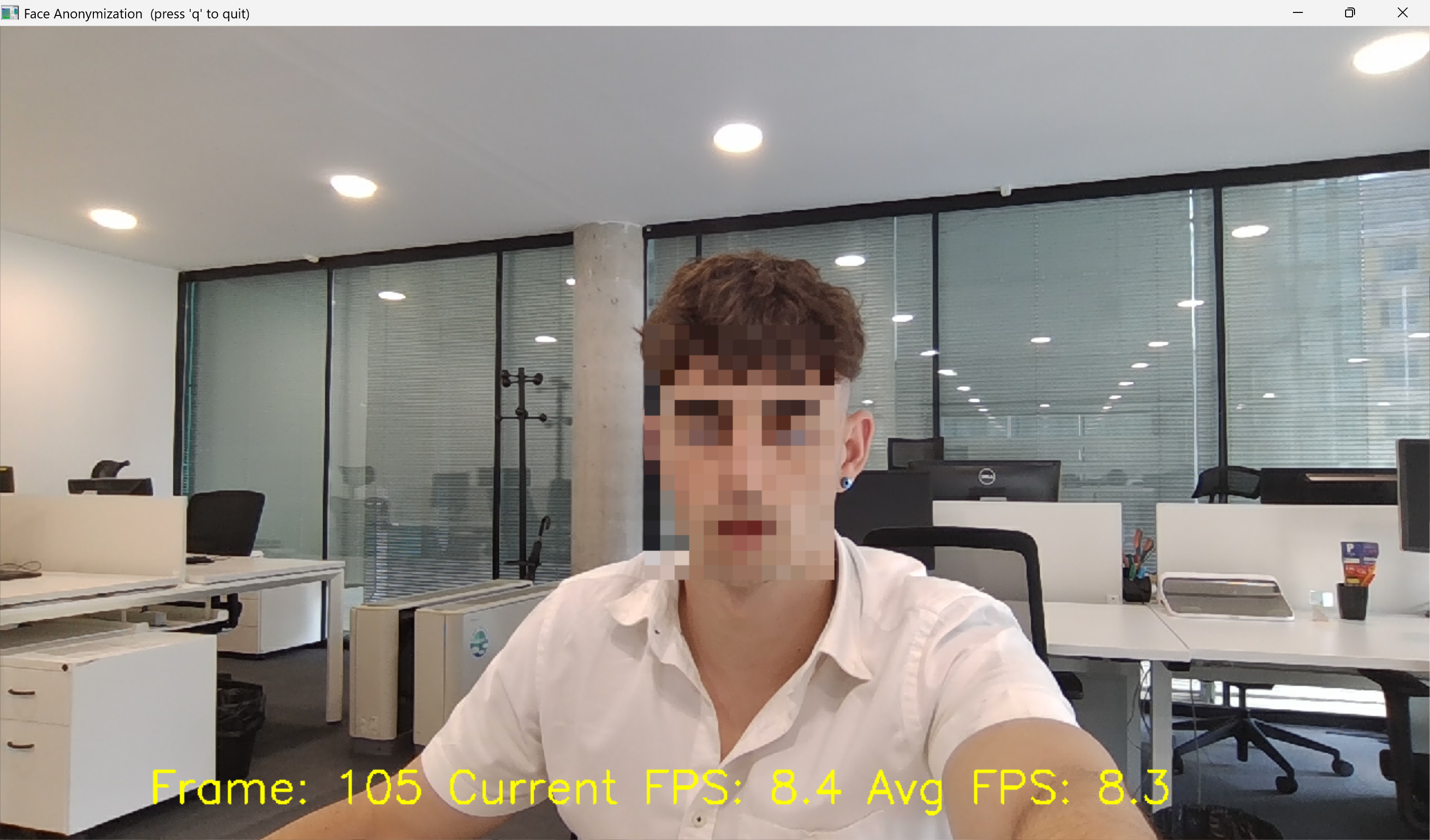 Standard implementation at 8 FPS