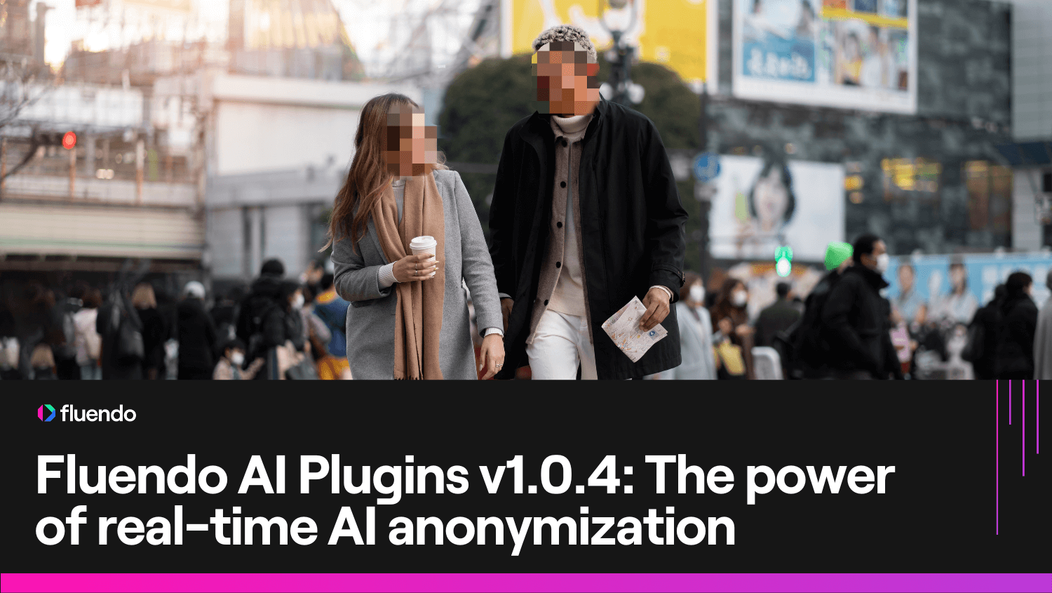 Fluendo AI Plugins v1.0.4: The power of real-time AI anonymization
